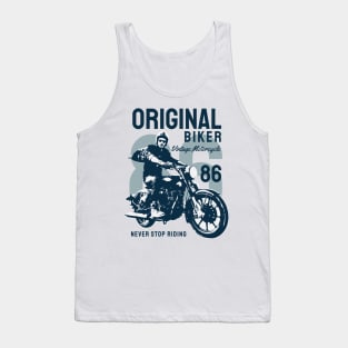 Original biker authentic vintage roller road hustle adventure Tank Top